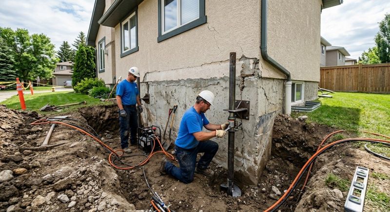 Helical Piers Installation in Hastings, MI