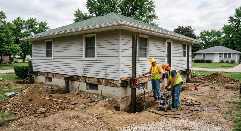 Home Foundation Leveling in Lowell, MI
