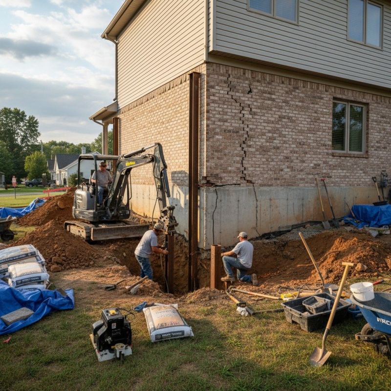 Home Foundation Repair in Hastings, MI