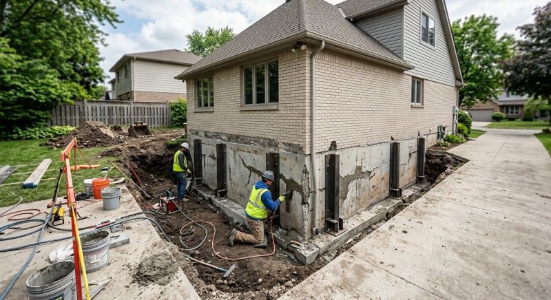 Home Foundation Repair in Moline, MI
