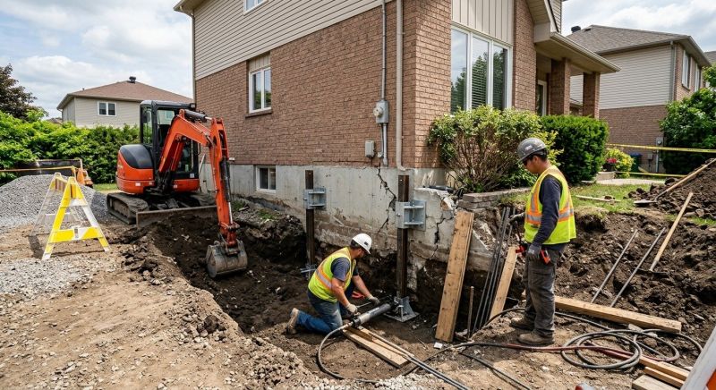 House Foundation Repair in Barry County, MI