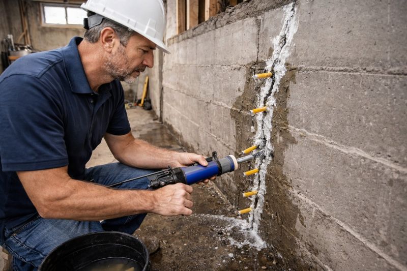Leaking Foundation Repair in Hastings, MI