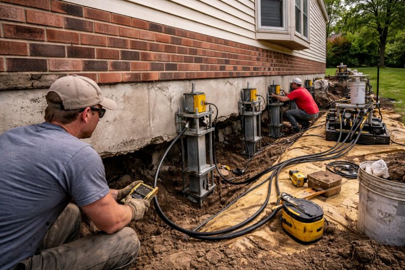 Settling Foundation Service in Byron Center, MI