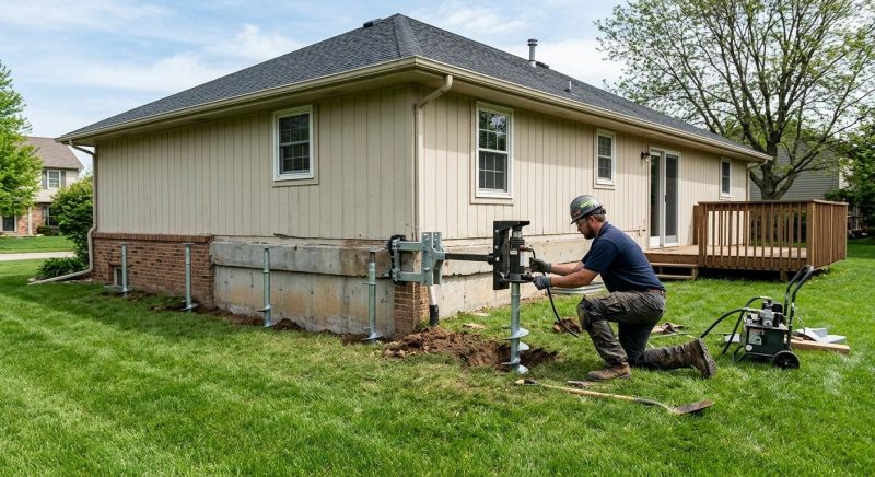 Settling Foundation Service in Charlotte, MI