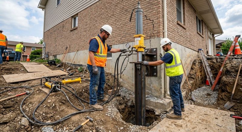 Settling Foundation Service in Sunfield, MI