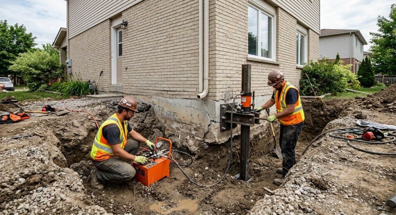 Sinking Foundation Lifting in Hastings, MI