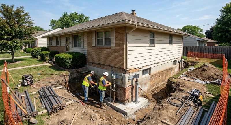 Structural Foundation Repair in Saranac, MI