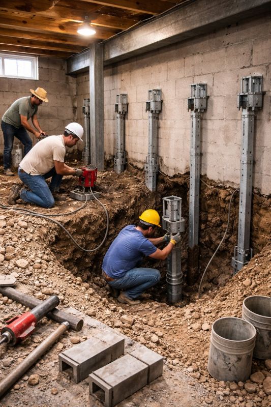 Structural Underpinning in Hastings, MI