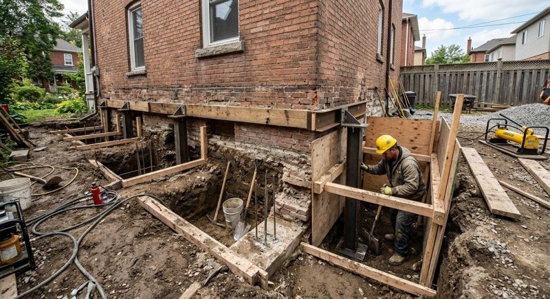 Structural Underpinning in Hastings, MI