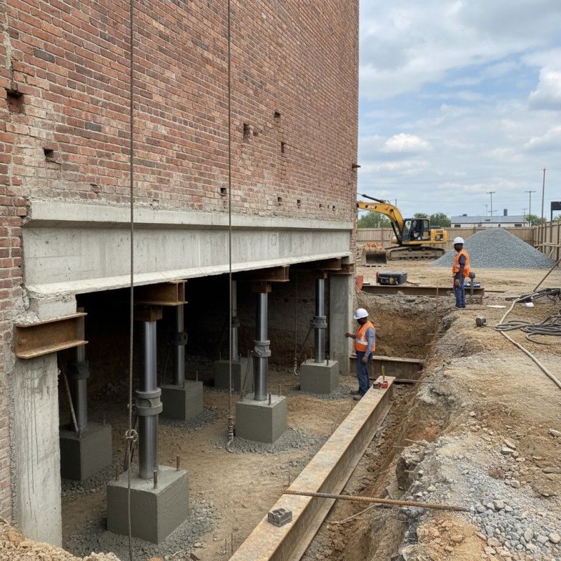 Structural Underpinning in Hastings, MI